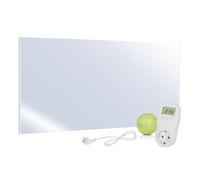 VIESTA H700-SP Panneau de Chauffage Infrarouge Carbon Crystal (dernière technologie) 700 Watts, chauffage mural ultra plat, miroir