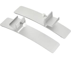 VIESTA® lot de 2 pieds pour chauffage infrarouge, compatible séries F et CF et autres panneaux avec cadre jusqu’à 22 mm, non compatible sans cadre, accessoire robuste en aluminium