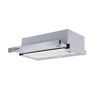 VIESTA® VDE6065SR Hotte aspirante 60 cm encastrable extensible en acier inoxydable Conduit/Recirculation (filtre à charbon actif en option) 333,8 m³/h 59-64 dB