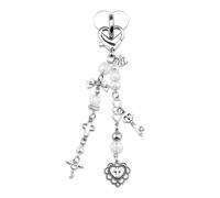 VIESUJI Breloque de sac pour sacs à main et sac à dos, chaîne de portefeuille, Kindle, chaîne avec crochet pour Kindle/liseuse/téléphone pour lectrice, lecteur de livres, porte-clés kawaii pour femme