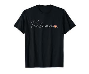Viet Nam amour drapeau vietnamien et coeur au Vietnam T-Shirt