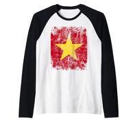 Viet NAM Drapeau Hommes Femmes Enfants Vietnam Manche Raglan