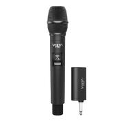 Vieta Pro Microphone sans fil professionnel Party Mic 2 avec USB-C, 6,5 mm Mono Jack, faible interférence et récepteur jusqu'à 10 heures de durée | Micro karaoké, fêtes et événements (1 unité)