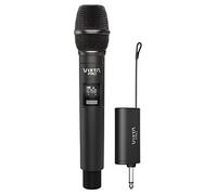 Vieta Pro Microphone sans fil Professionnel, Party Mic, connecteur USB-C, 6,5 mm Mono Jack, faible interférence et récepteur jusqu'à 12 heures.