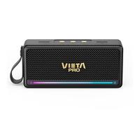 Vieta Pro Orpheo Enceinte portable Bluetooth 5.3 Vintage avec batterie 10 h, TWS, IPX7, USB et True Wireless. Haut-parleurs noirs sans fil rétro