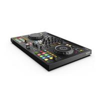 VIETA PRO Table de mixage DJ Bluetooth professionnelle avec carte son intégrée, contrôleur DJ avec lumières intégrées RVB, mélangeur DJ Controller et interface audio. Table de mixage DJ Orion