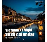 Vietnam At Night 2026 Calendar: Lantern-lit streets and evening beauty in bustling towns