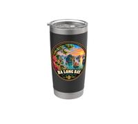 Vietnam Ha Long Bay Sunset Tour Asie Design Gobelet isotherme en acier inoxydable double paroi