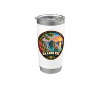 Vietnam Ha Long Bay Sunset Tour Asie Design Gobelet isotherme en acier inoxydable double paroi