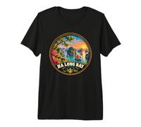 Vietnam Ha Long Bay Sunset Tour Asie Design T-Shirt Haut de Gamme
