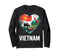 Vietnam Heart Love Manche Longue