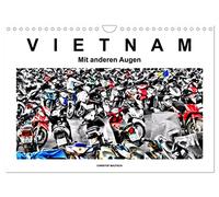 Vietnam - Mit anderen Augen (Wandkalender 2026 DIN A4 quer), CALVENDO Monatskalender: Vietnam - Mit anderen Augen. Schwarzweiss mit Farbe