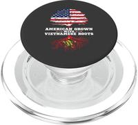 Vietnam Roots Cadeau de Racines vietnamiennes cultivées en Amérique PopSockets PopGrip pour MagSafe