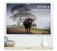 Vietnam und Kambodscha - Magische Momente. (hochwertiger Premium Wandkalender 2026 DIN A2 quer), Kunstdruck in Hochglanz: Abenteuerreise durch zwei einzigartige Länder Südostasiens