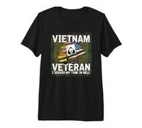 Vietnam, vétéran I Served My Time in Hell T-Shirt Haut de Gamme