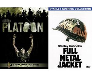 Vietnam War Classics Bundle - Full Metal Jacket & Platoon 2-DVD Set double feature military pack