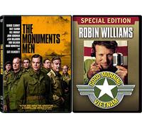 Vietnam & WW2 Modern Classic - The Monuments Men & Good Morning Vietnam (Special Edition) 2-DVD Bundle