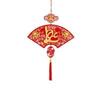 Vietnamese New Year, Vietnamese Blessing Fan, Paper Fan Decor, New Year Decorations, Spring Festival Decor, Hangable Paper Fan, Vietnamese Wall Ornament, Lunar New Year Fan, Home Spring Festival,