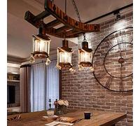 Vieux Bateau En Bois Massif LED Pendentif Lumières Rétro Industriel Lustres En Bois Massif Rural LOFT Bar Lampes Suspendues En Bois Pour Vintage Décor À La Maison Lustre Éclairage beautiful scenery