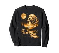 Vieux Chien de Berger Anglais Hurlant à la Lune Sweatshirt