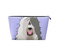 Vieux Chien de Berger Anglais, Trousse de Toilette Trousse de Maquillage Sac à cosmétiques Trousse de Toilette de Voyage Portable