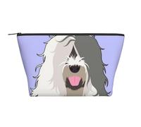 Vieux Chien de Berger Anglais, Trousse de Toilette Trousse de Maquillage Sac à cosmétiques Trousse de Toilette de Voyage Portable