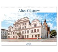 Vieux Güstrow, Version française (Calendrier mural 2026 DIN A3 portrait), Calendrier CALVENDO mensuel