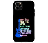 Vieux, mais J'Ai vu Tous Les Meilleurs Groupes musicaux Coque pour iPhone 11 Pro Max