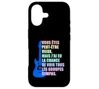 Vieux, mais J'Ai vu Tous Les Meilleurs Groupes musicaux Coque pour iPhone 17