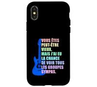 Vieux, mais J'Ai vu Tous Les Meilleurs Groupes musicaux Coque pour iPhone X/XS