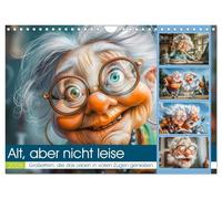 Vieux, mais pas silencieux, Version française (Calendrier mural 2026 DIN A4 portrait), Calendrier CALVENDO mensuel