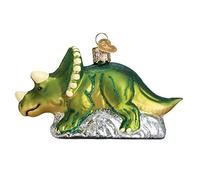 Vieux Monde de Noël en Verre soufflé Tricératops (12498)