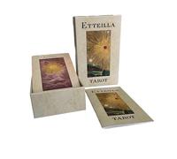 Vieux Monde Express Etteilla Tarot Deck & Guide | Fac-similé vintage | Fabriqué aux États-Unis