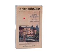 Vieux Monde Express Le Petit Cartomancien | Deck Oracle Vintage | Deck Français Première Publié en 1875 à Paris | Lenormand Fac-similé