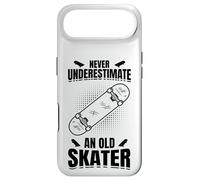 Vieux Patineur Grand-père Amateur de Planche à roulettes Coque pour iPhone Air