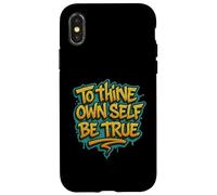 Vieux Polonius Hamlet Citation Act One Scene Three Coque pour iPhone X/XS