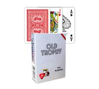Vieux Prix Rouge Poker Jouer Cartes Pont Plastique Modiano Tours de Magie Italie
