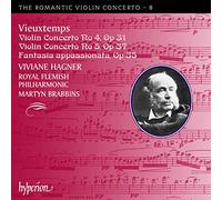 Vieuxtemps – Concertos pour violon n°4 et n°5 – Brabbins – Hyperion