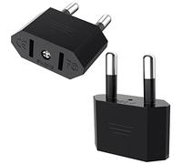 VIEVRE Adaptateur universel de voyage EU vers US/Chine/Japon/Canada/Mexique - 2 fiches pour l'Allemagne avec adaptateur pour appareils