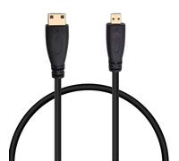 VIEVRE Câble micro HDMI vers mini HDMI 1 m - Transmission du signal audio vidéo 1080p - Compatible avec appareil photo et moniteur de tablette