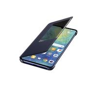View - Etui à rabat pour téléphone portable - cuir synthétique - bleu foncé - pour Huawei Mate 20