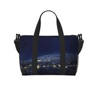 View of Earth - Sacs de voyage légers pour articles personnels pour femmes, sacs de sport pour homme, noir, One Size