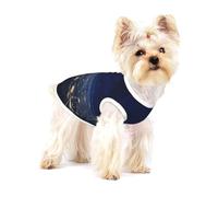 View Of Earth T-shirt sans manches en coton respirant pour petits animaux de compagnie