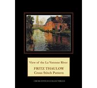 View of the La Varenne River: Frits Thaulow Cross Stitch Pattern