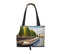 View of The Seine Sac à main de transport souple pour petit chien Sac de transport pour animal domestique Sac à main Sac à main Sac fourre-tout