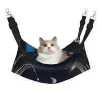 View The Sci-Fi Planet From The Space Station Hamac imprimé pour animal domestique - Hamac de couchage pour chats, lapins, furets, chiots, petits animaux