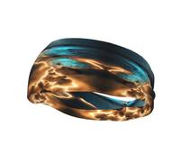 View under the moon Bandeau d'entraînement anti-humidité pour la course, le cyclisme, le football, le yoga, pour homme et femme