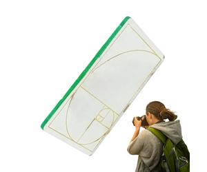Viewfinder Golden Ratio - Outil Viewer Clear Composition | Visionneuse de | section d'or portable, vision artistique pour les peintres, croquis, illustrations, photographie, pour études