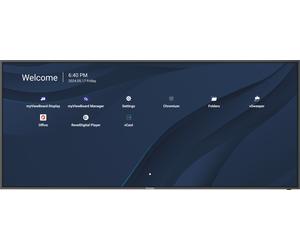 ViewSonic CDE105UW, écran de présentation 105" 5K 21:9 conçu pour une utilisation en entreprise et dans le commerce