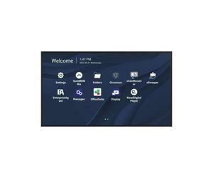 Viewsonic CDE7530 panneau d'affichage Noir